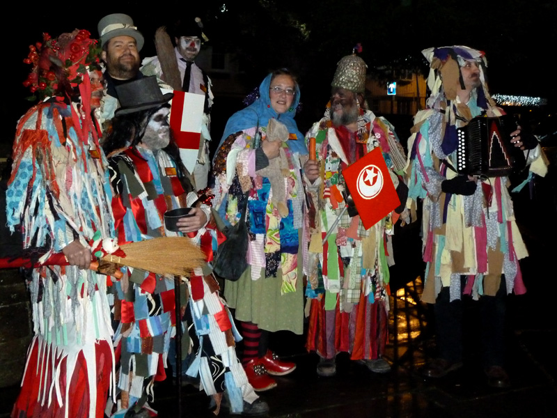 Godalming Geezers outside St Peter and St Paul's Church