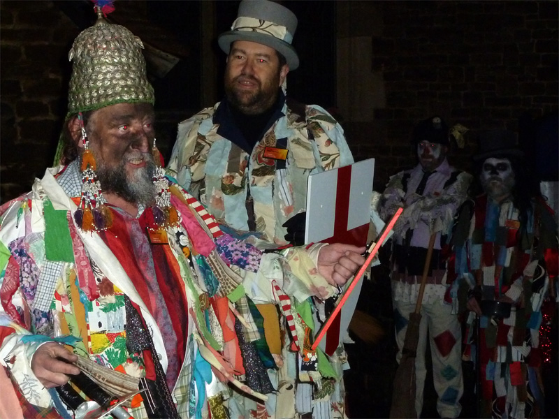 Godalming Geezers outside St Peter and St Paul's Church