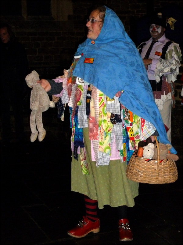 Godalming Geezers outside St Peter and St Paul's Church